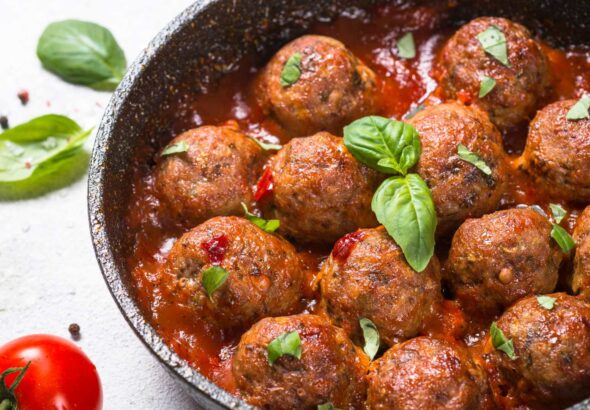 Boulettes de viande à la sauce tomate