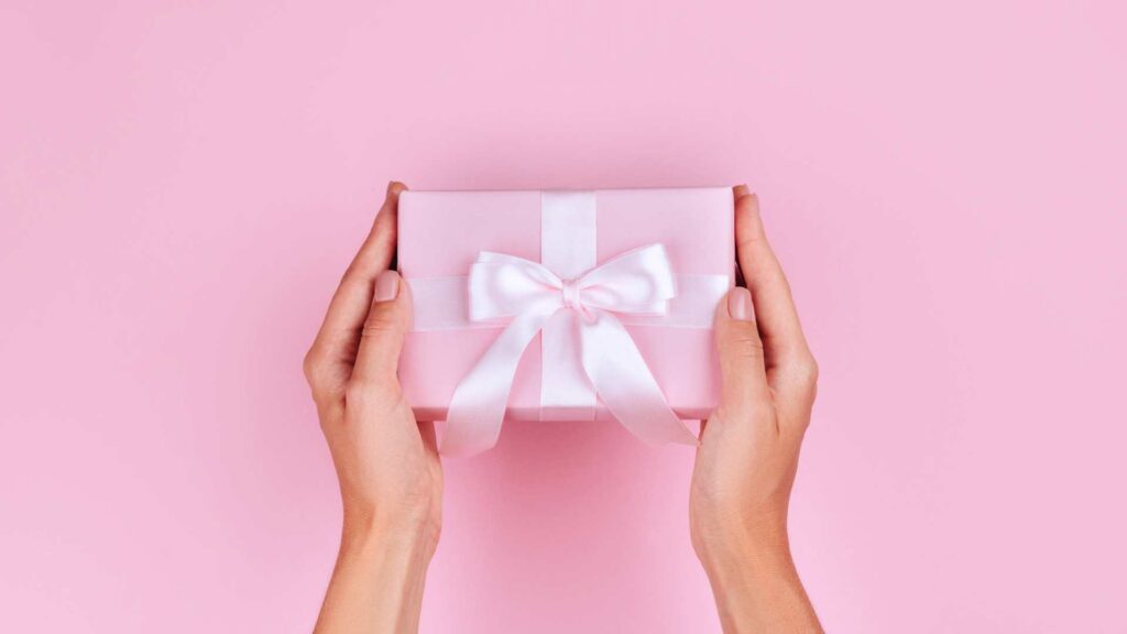 Petit cadeau rose