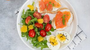 Plat sain et équilibré